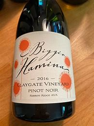 Image result for Biggio Hamina Pinot Noir Willamette Valley