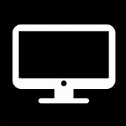 Image result for Computer Icon Black