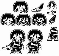 Image result for Chara Undertale Sprite