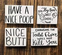 Image result for Cute Restroom Signs
