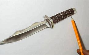 Image result for Realistic Knife Drawing