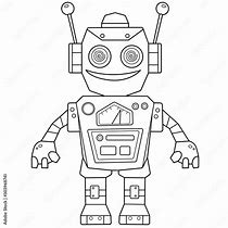 Image result for Cartoon Robot Outline