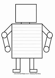 Image result for Robot Writing Template