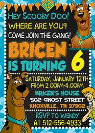 Image result for Scooby Doo Birthday Party Invite