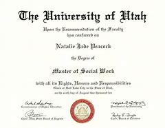 Image result for Doctorate Degree Certificate Paper Size