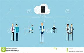 Image result for Network Computer Collaboration Cartoon
