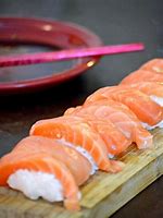 Image result for Salmon Sashimi Sushi