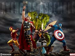 Image result for Avengers Statue