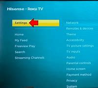 Image result for Hisense Roku TV Settings