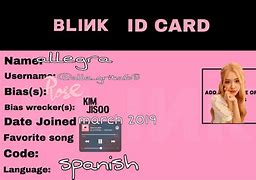 Image result for Black Pink ID