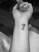 Image result for Simple 7 Tattoo