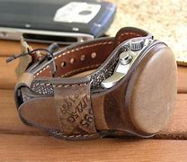 Image result for Leather Watch Strap with Cover