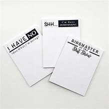 Image result for Funny Notepads