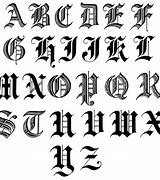 Image result for Tattoo Fonts Old English Style