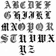 Image result for Tattoo Fonts Old English Style