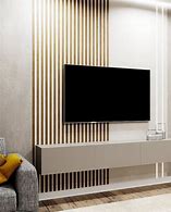 Image result for Wood Panel TV Wall