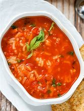 Image result for Tomato Soup with Rice