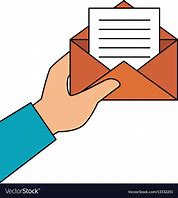 Image result for Someone Holding an Open Envelope