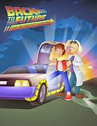 Image result for Cartoon Back to the Future Wallpaper