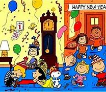 Image result for Peanuts New Year's Day