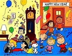 Image result for Happy New Year Charlie Brown Peanuts