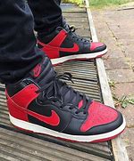 Image result for Black and Red Nike Shoes High Top