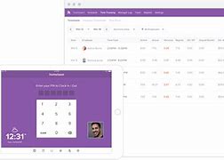 Image result for Time Clock Employee with Cards