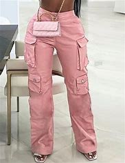 Image result for Fashion Nova Pink Cargo Pants