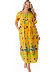Image result for Cotton Lounge Dress Plus Size