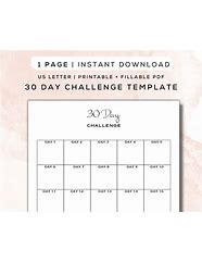 Image result for 30-Day Full Body Challenge Printable