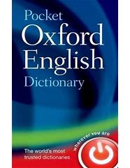 Image result for Pocket Oxford Dictionary 1st Ed.