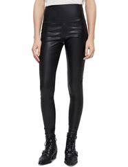 Image result for Faux Leather Leggings Tummy Control