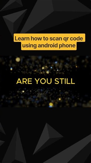 Scan QR code on Android phone #tutorial