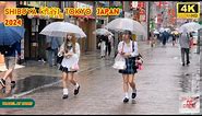 4k hdr japan travel 2024 l Rainy day Walk in Shibuya (渋谷) Tokyo | Relaxing Natural City ambience