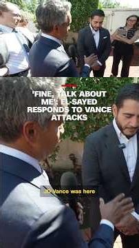 El-Sayed responds to Vance attacks