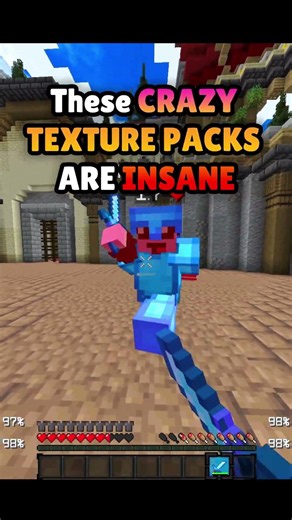 INSANE Minecraft PvP Texture PACKS!? #minecraft #shorts