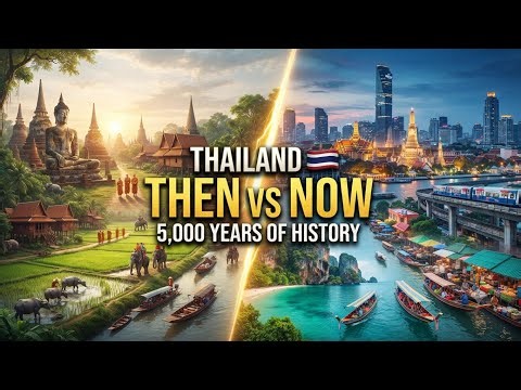 THAILAND THEN vs NOW 🇹🇭 | A Cinematic Journey Through 5,000 Years of History #Thailand #thenandnow