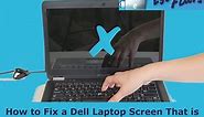 How to Fix a Windows 11 Dell Laptop Screen That is Black or Blank by a Certified Technician