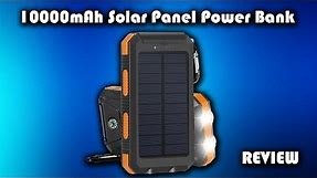 10000mAh Solar Panel Power Bank Review
