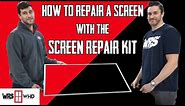 How to Rescreen a Screen Door or Window Using a Screen Repair Kit - Window Repair Systems