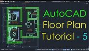 AutoCAD Simple Floor Plan for Beginners - 5 of 5