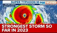 Super Typhoon Mawar Strongest Storm On Earth So Far In 2023, Winds Now At 180 mph