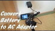 Convert AAA Battery to AC Adapter