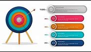 How To Create #Target, Goals, Objective, Mission Slide or Graphic Design in Microsoft PowerPoint PPT