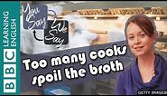 We Say - You Say: Too many cooks spoil the broth