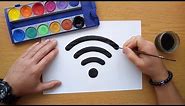 How to draw a WiFi icon - Wi-Fi signal