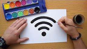 How to draw a WiFi icon - Wi-Fi signal