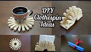 Clothespin | 3 DIY Ideas with Clothespin | Incredible Home-made ideas |Clothespin Craft