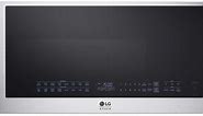 LG STUDIO 1.7 Cu. Ft. PrintProof Stainless Steel Wi-Fi Enabled Over-The-Range Microwave Oven With Air Fry - MHES1738F