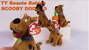 TY Beanie Babies SCOOBY DOO Dogs (Set of 4 - From 2008 to 2010) - Value & Review - BBToyStore.com